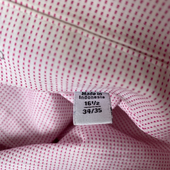 Men’s Calvin Klein micro mini dot button down shirt - Picture 5 of 6